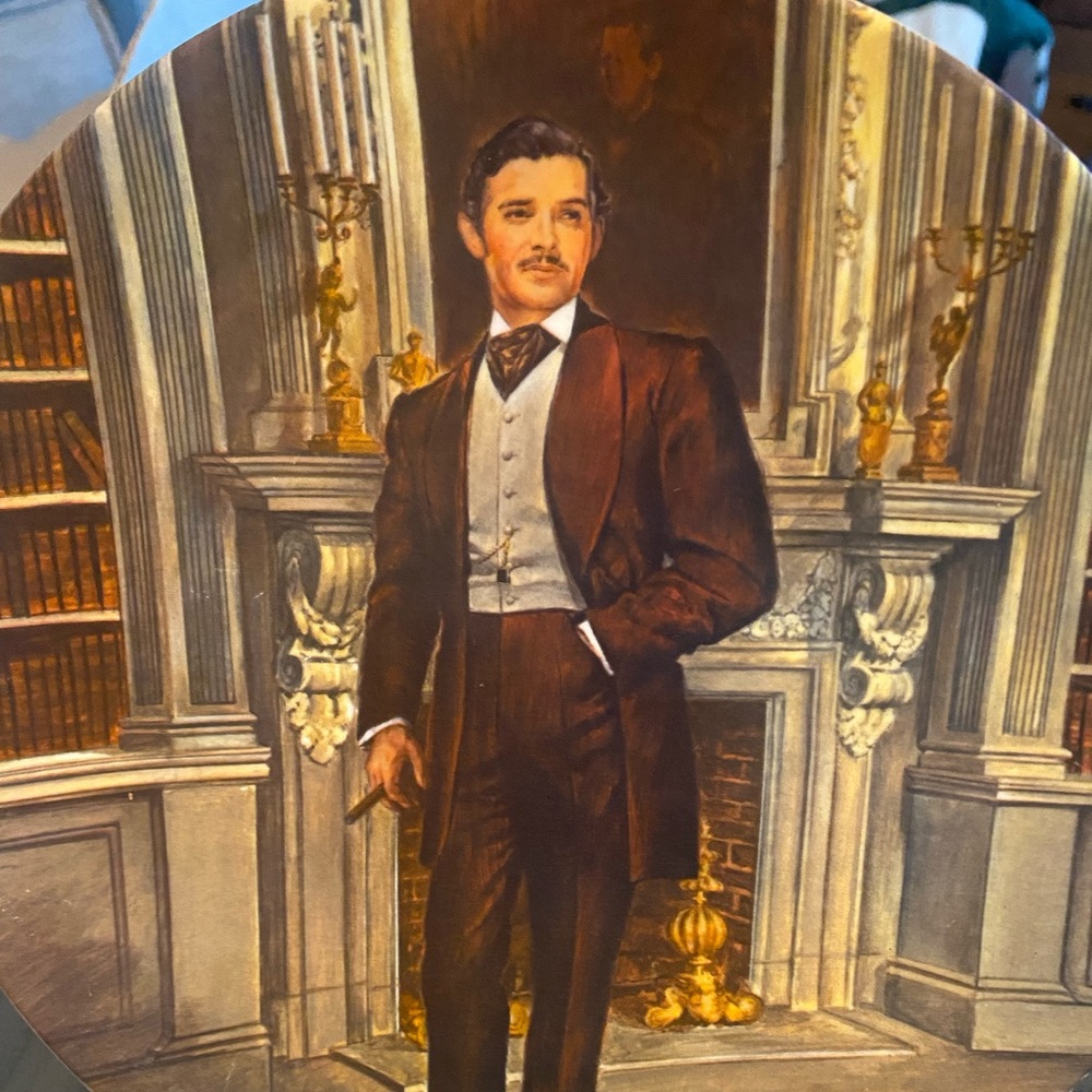 Rhett Butler collector plate without box and papers